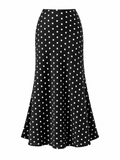 LIVORA Women's High Waisted A-Line Midi Skirt | Lightweight Summer Style