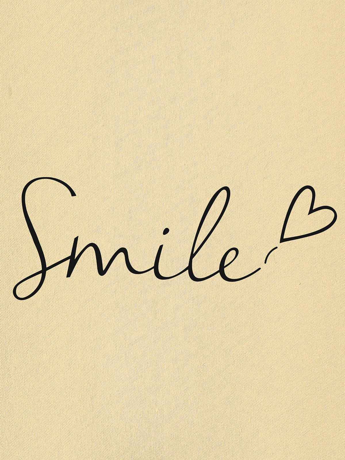 Women Oversized Smile Print Cotton T Shirt