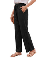 Womens Cotton Linen Pants
