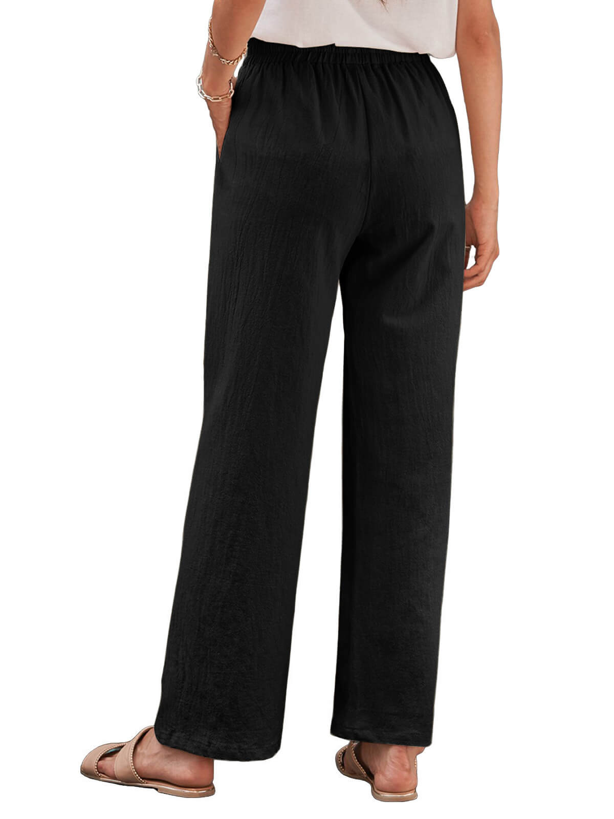 Womens Cotton Linen Pants