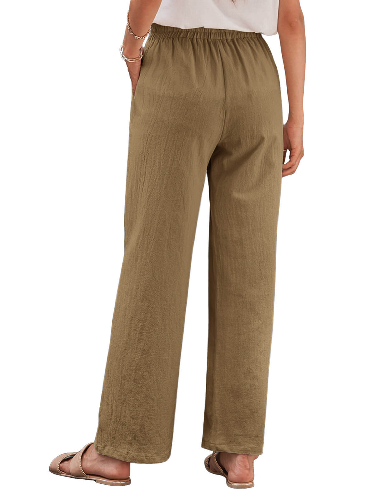 Womens Cotton Linen Pants