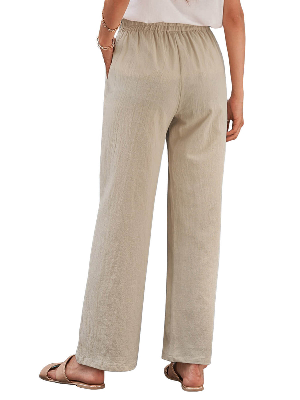 Womens Cotton Linen Pants