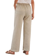 Womens Cotton Linen Pants