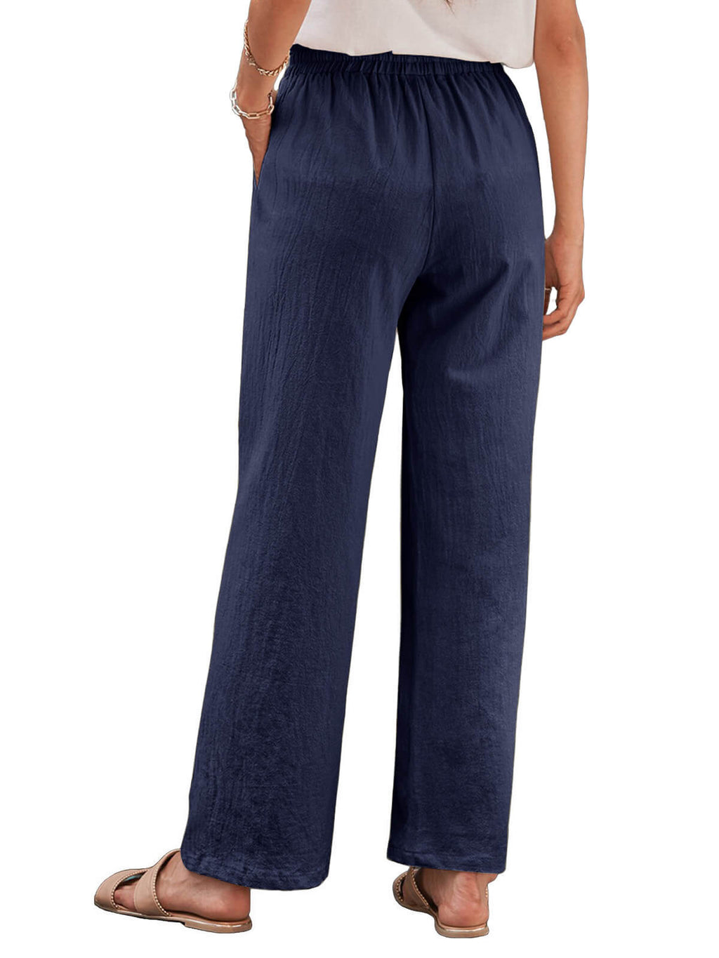 Womens Cotton Linen Pants