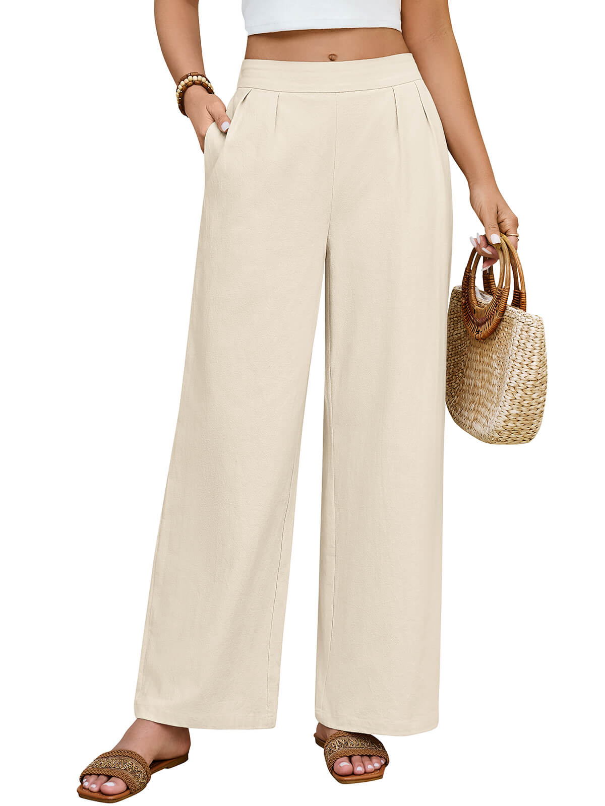 Women’s Lightweight Wide Leg Travel Pants