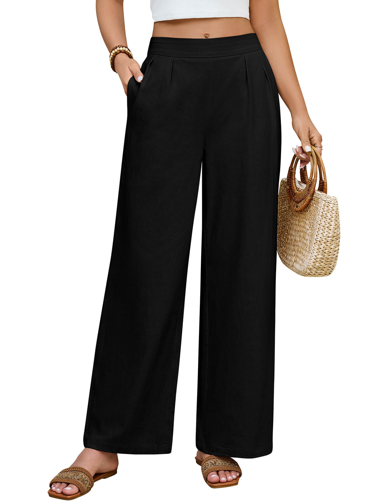 Women’s Lightweight Wide Leg Travel Pants