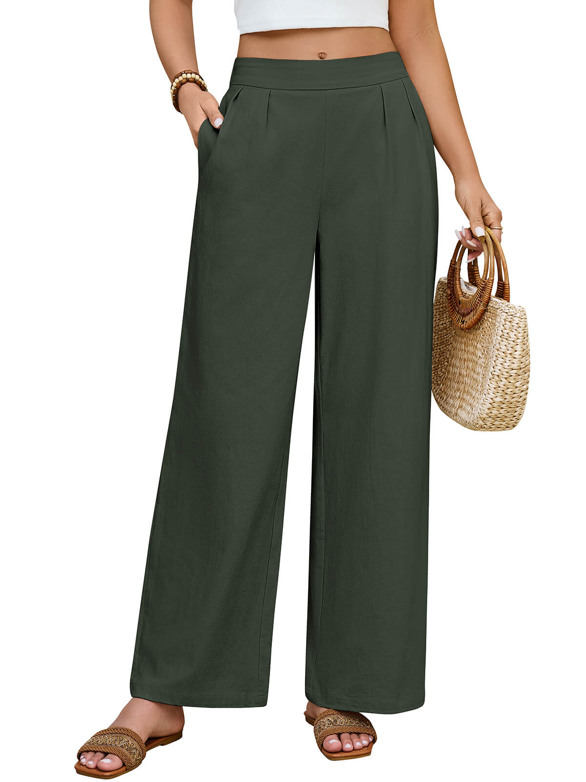 Women’s Lightweight Wide Leg Travel Pants