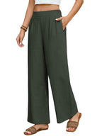 Women’s Lightweight Wide Leg Travel Pants