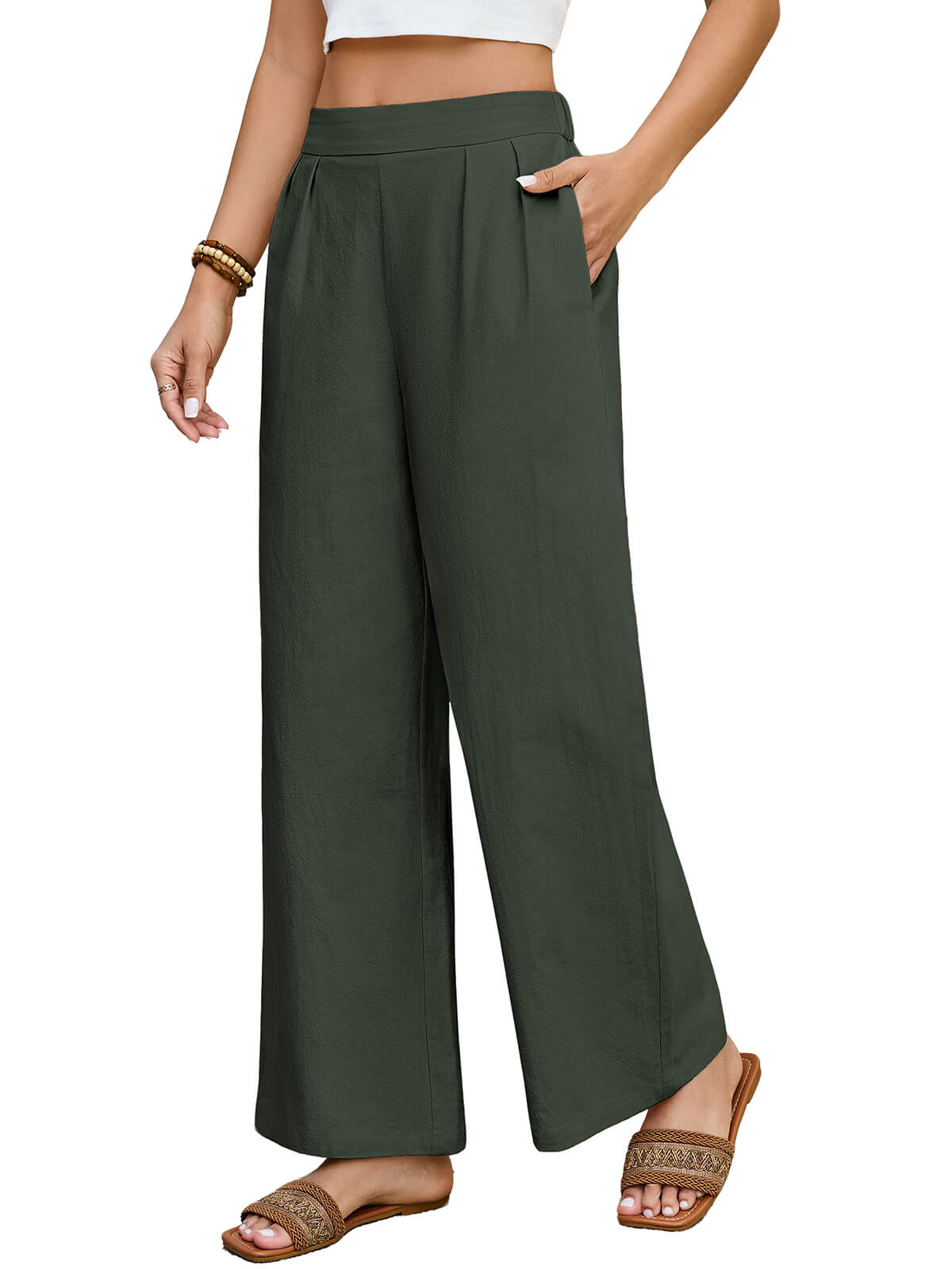 Women’s Lightweight Wide Leg Travel Pants