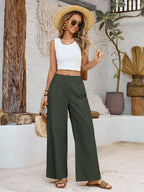 Women’s Lightweight Wide Leg Travel Pants