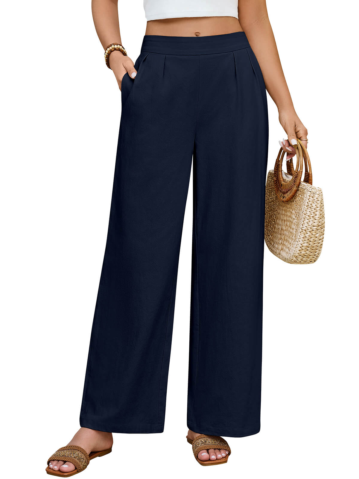 Women’s Lightweight Wide Leg Travel Pants