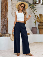Women’s Lightweight Wide Leg Travel Pants