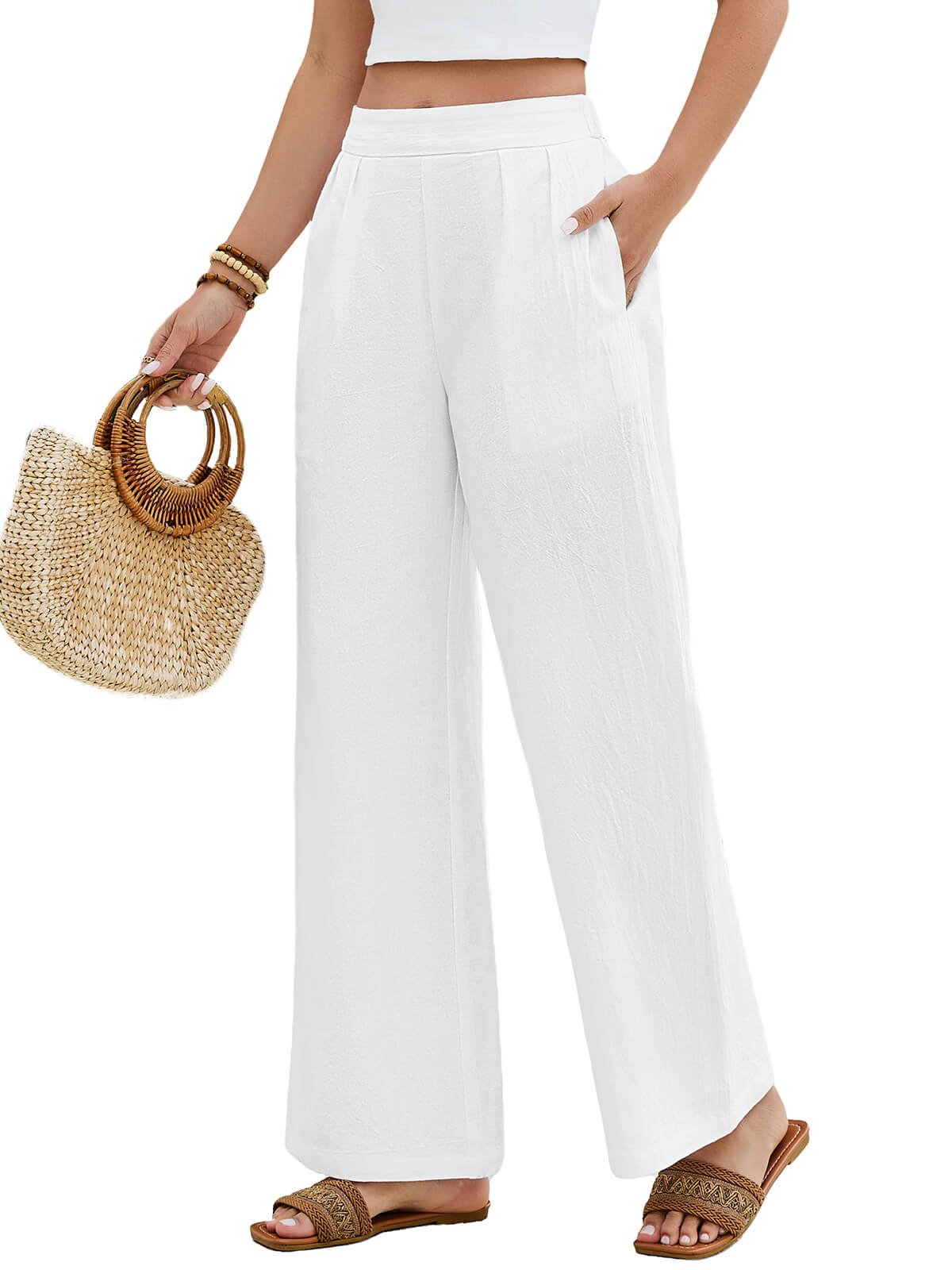 Women’s Lightweight Wide Leg Travel Pants