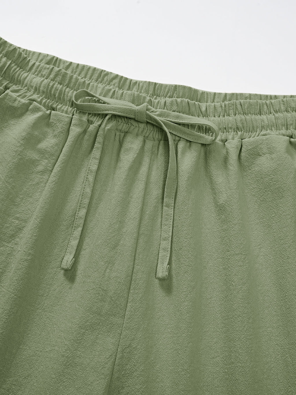 Women’s Linen Palazzo Trousers with Pockets