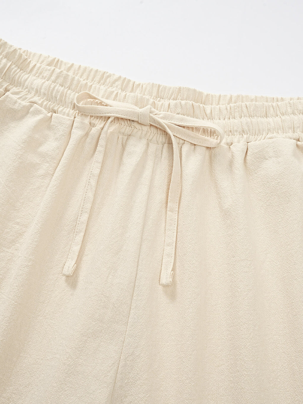 Women’s Linen Palazzo Trousers with Pockets