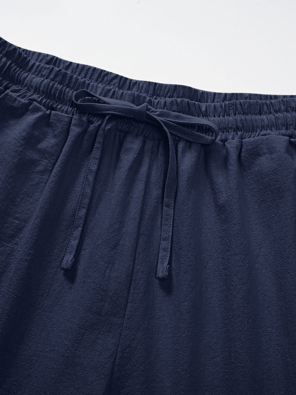 Women’s Linen Palazzo Trousers with Pockets