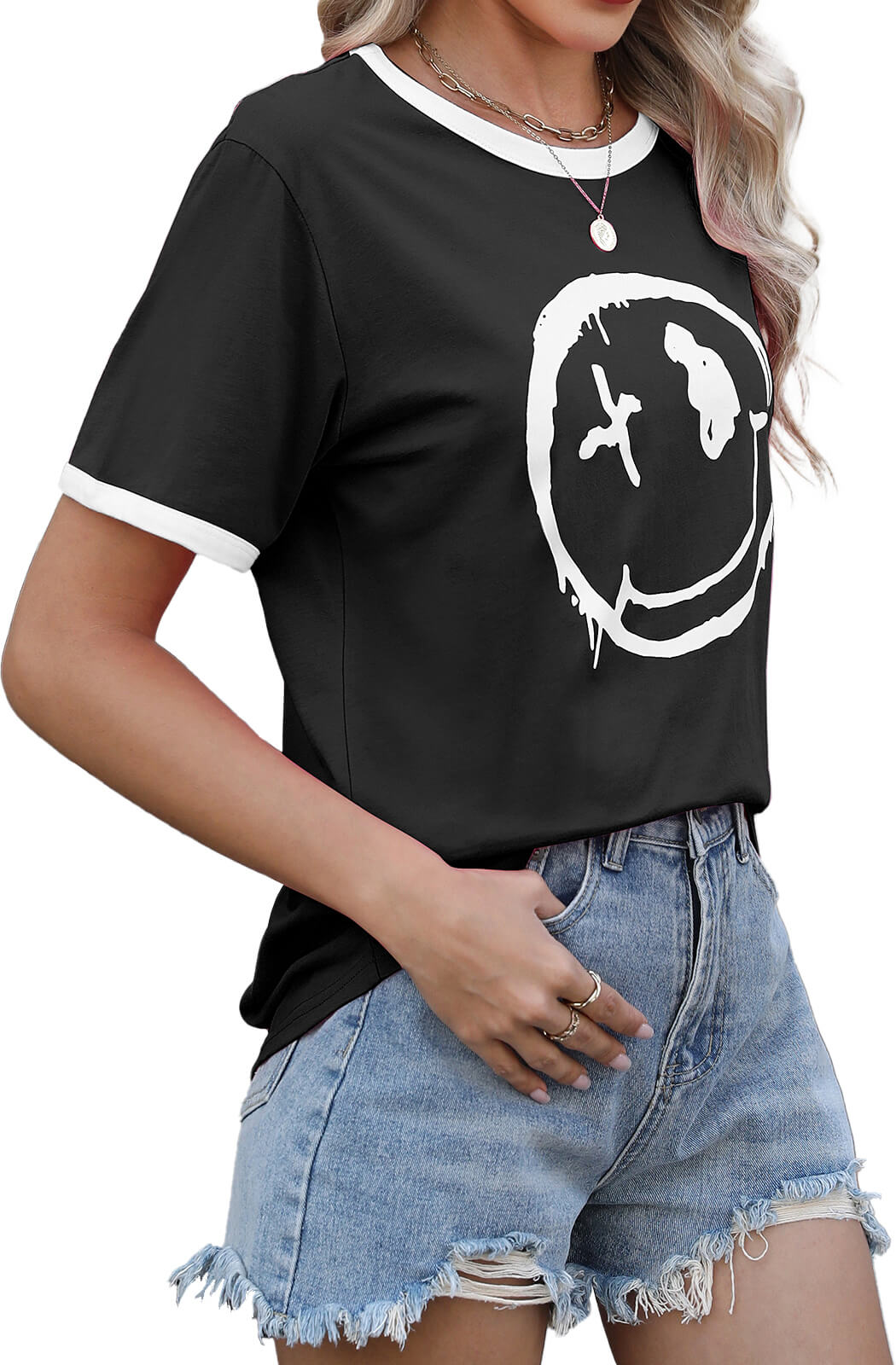 Women’s Casual Printed Short Sleeve Tee