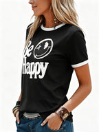 Women’s Casual Printed Short Sleeve Tee