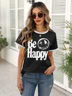 Women’s Casual Printed Short Sleeve Tee