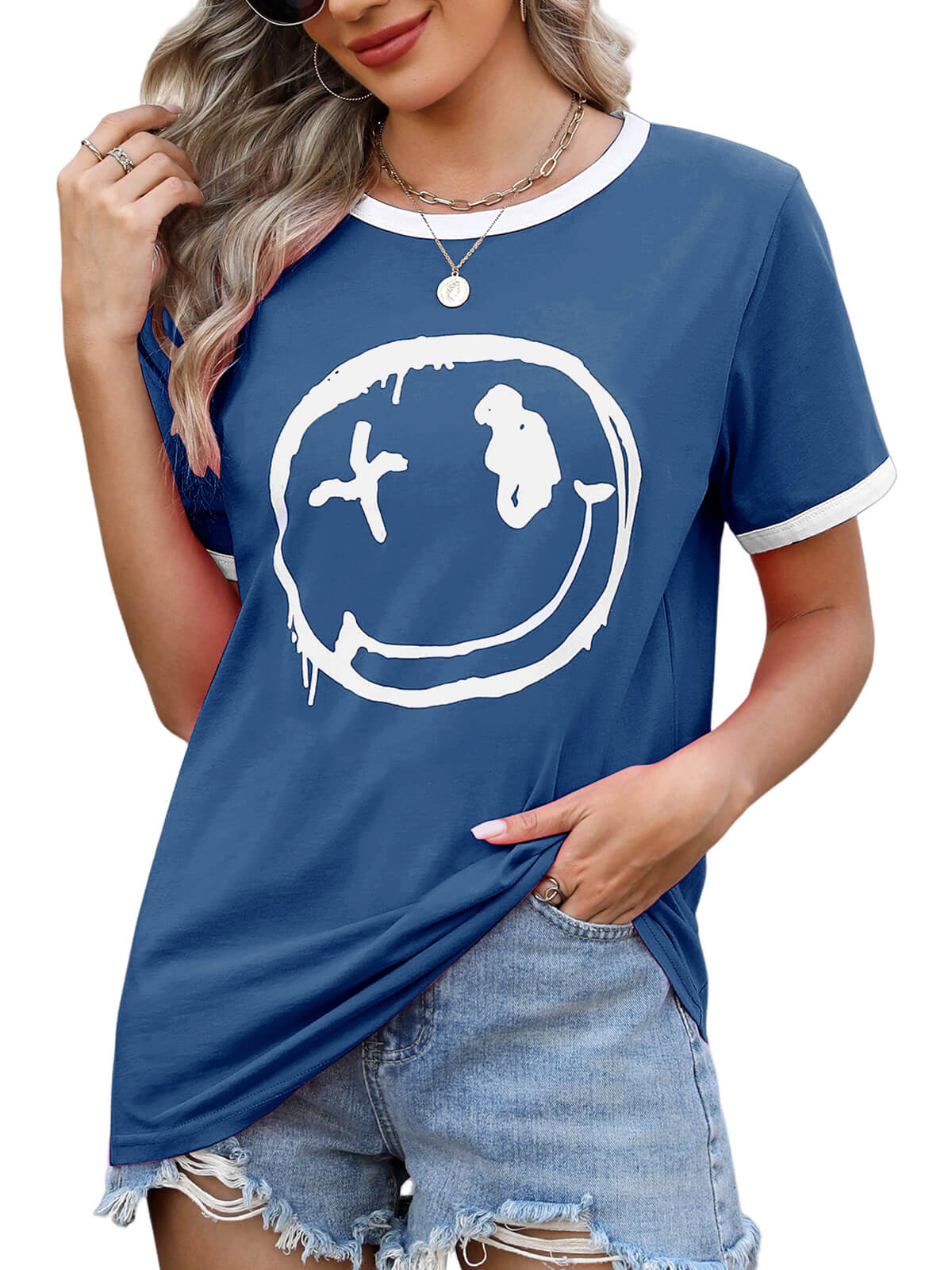 Women’s Casual Printed Short Sleeve Tee