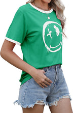 Women’s Casual Printed Short Sleeve Tee