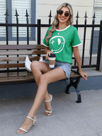 Women’s Casual Printed Short Sleeve Tee