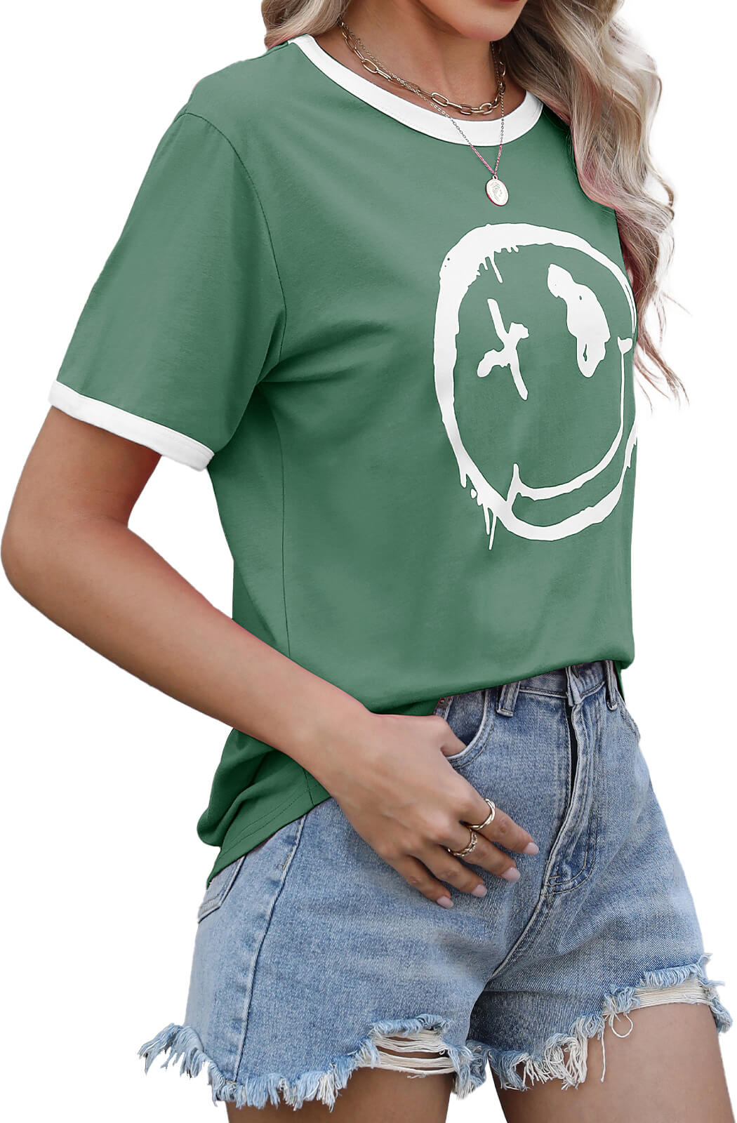 Women’s Casual Printed Short Sleeve Tee
