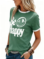 Women’s Casual Printed Short Sleeve Tee
