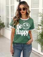 Women’s Casual Printed Short Sleeve Tee