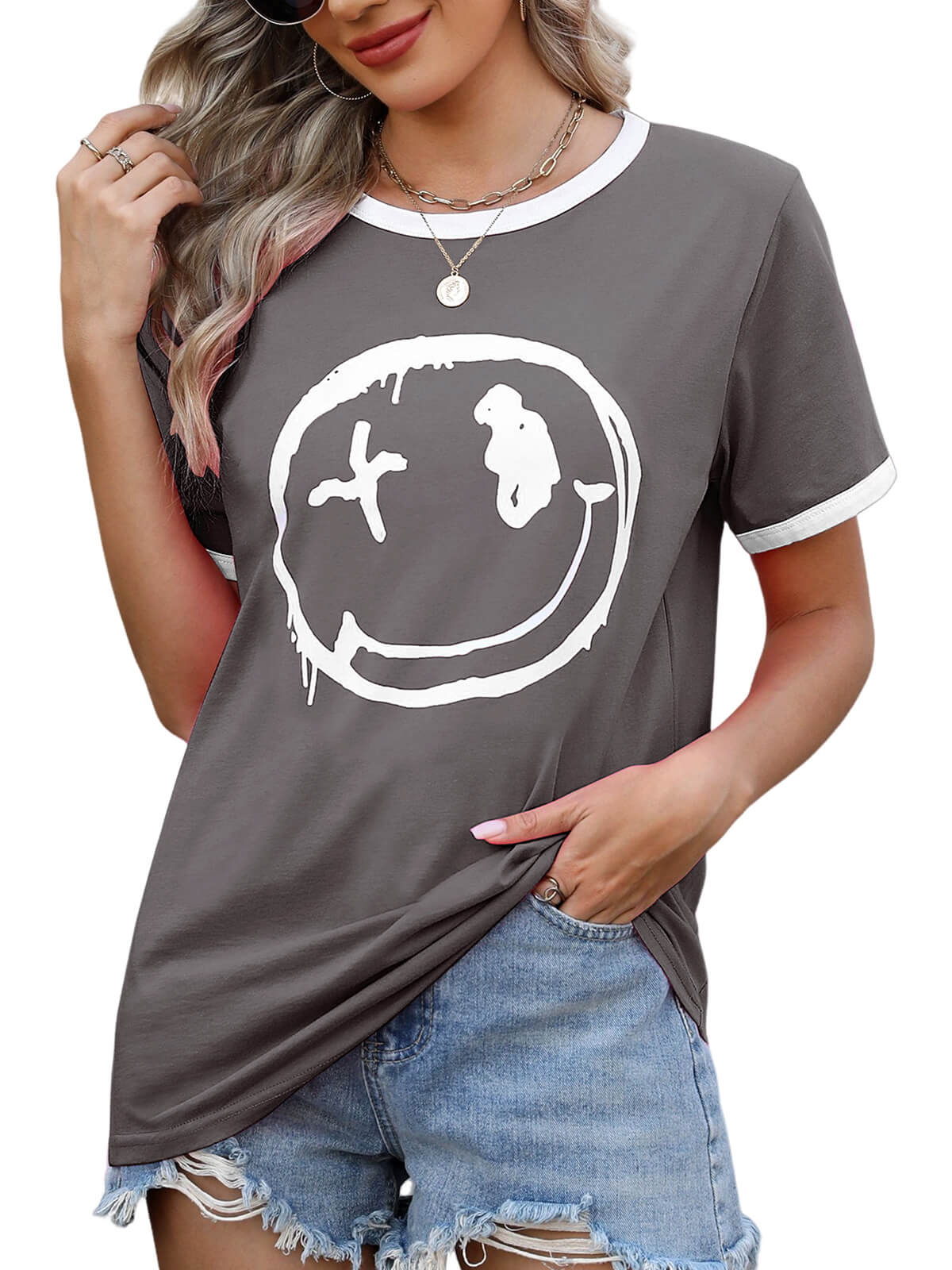 Women’s Casual Printed Short Sleeve Tee