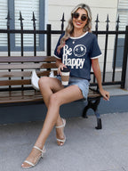 Women’s Casual Printed Short Sleeve Tee
