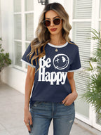 Women’s Casual Printed Short Sleeve Tee