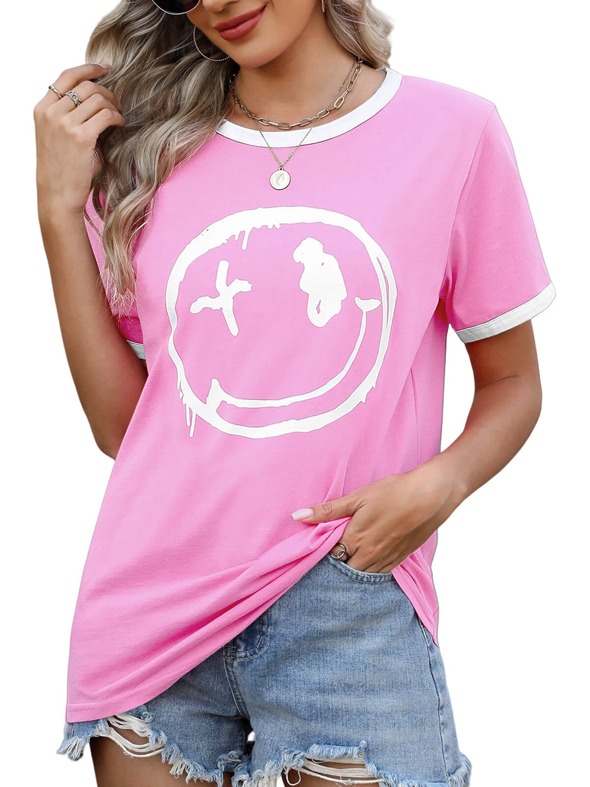Women’s Casual Printed Short Sleeve Tee