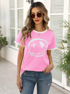 Women’s Casual Printed Short Sleeve Tee