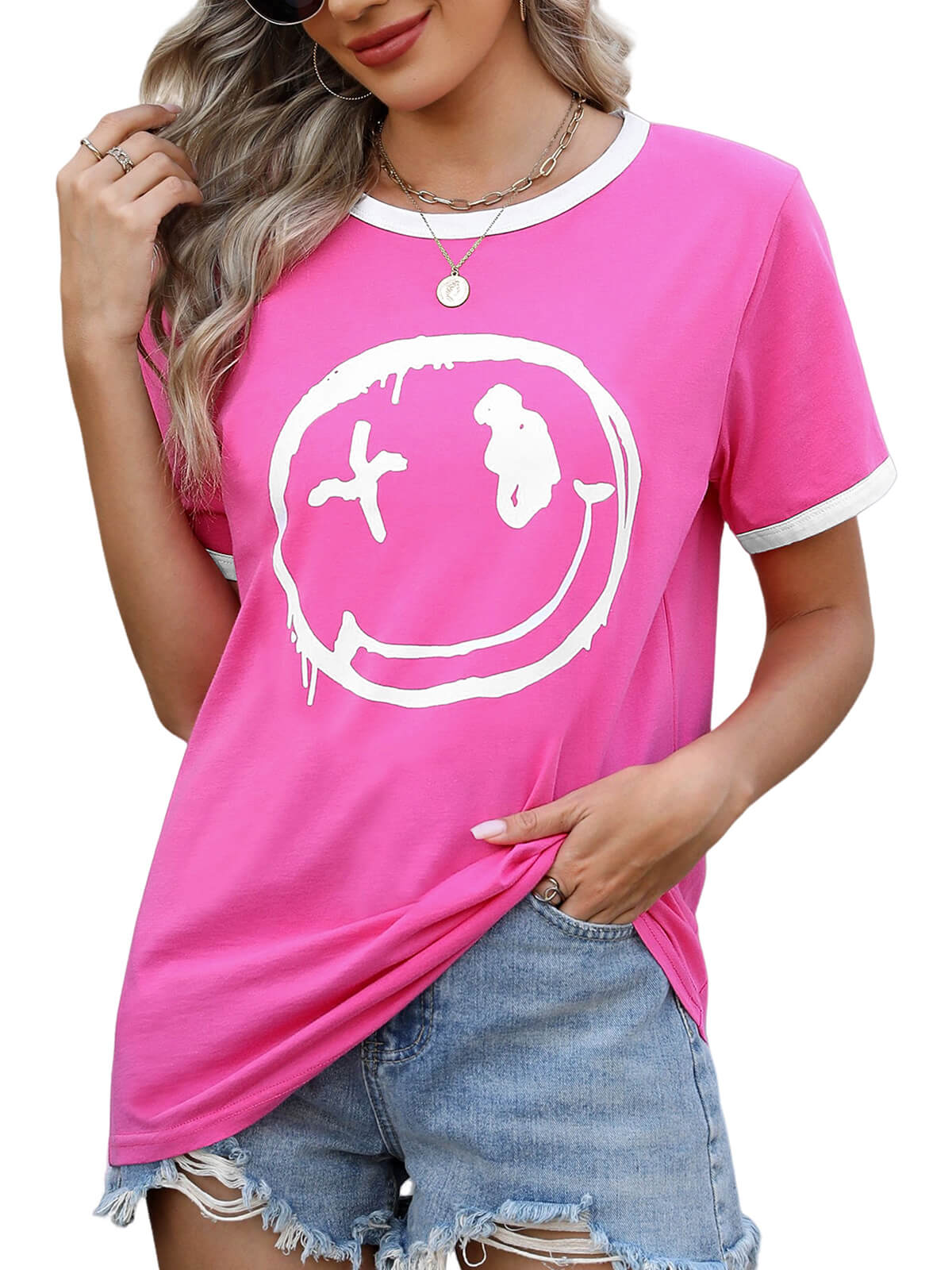 Women’s Casual Printed Short Sleeve Tee