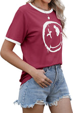 Women’s Casual Printed Short Sleeve Tee