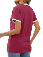 Women’s Casual Printed Short Sleeve Tee