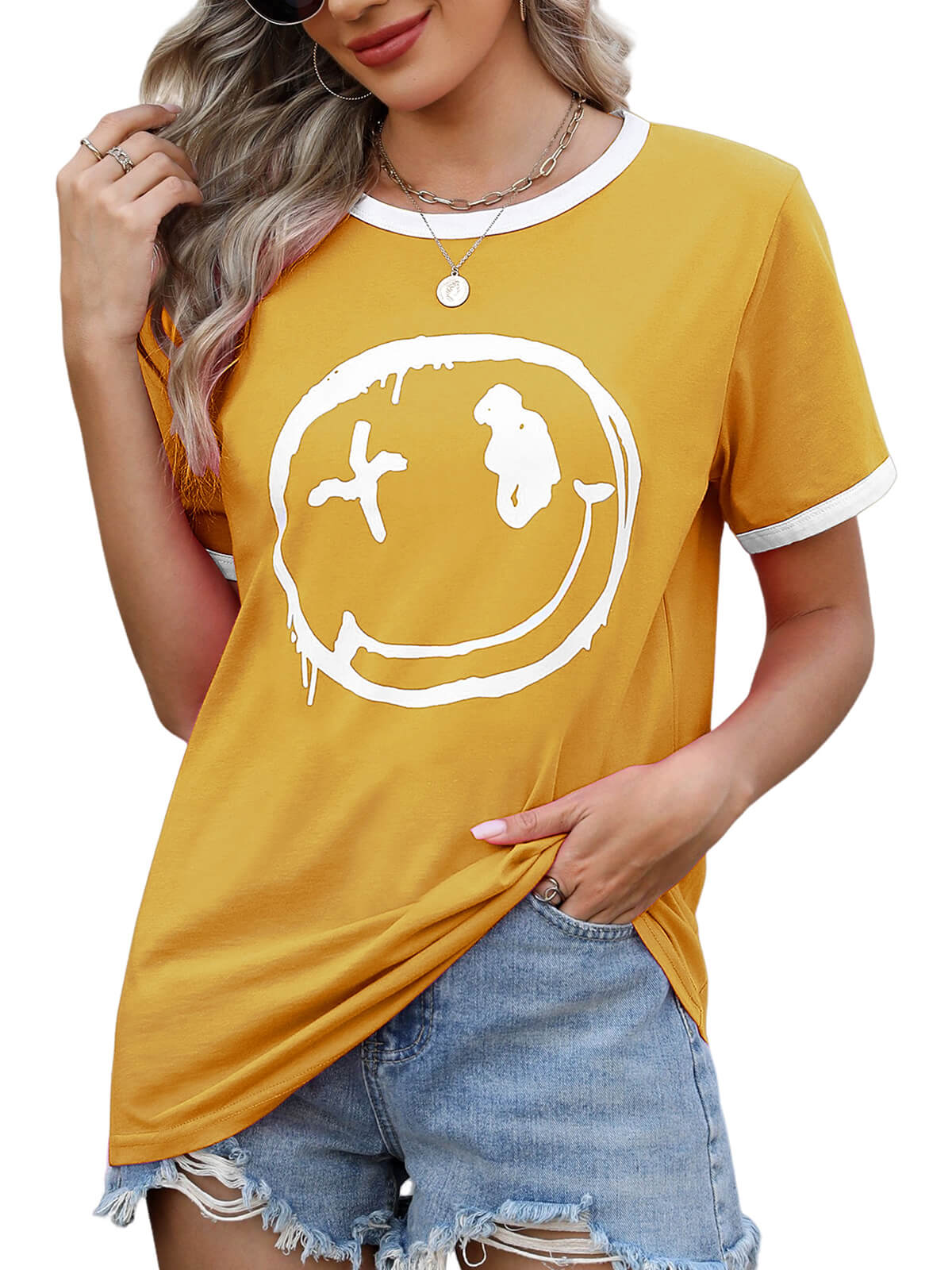 Women’s Casual Printed Short Sleeve Tee