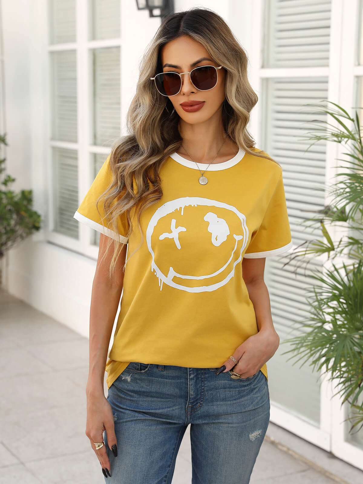 Women’s Casual Printed Short Sleeve Tee