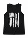 LIVORA Men's Palm Tree Graphic Tank Top | Cotton Sleeveless Summer Shirt