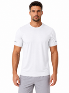 LIVORA Men's UPF 50+ Quick-Dry Athletic Shirt | Short Sleeve Workout Top