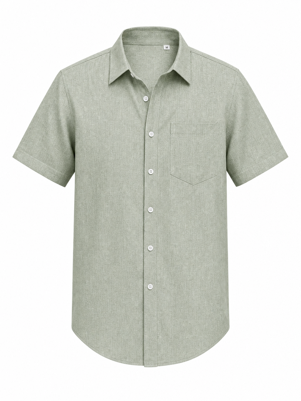 LIVORA Men's Linen Short Sleeve Button Down Shirt | Lightweight Summer Style