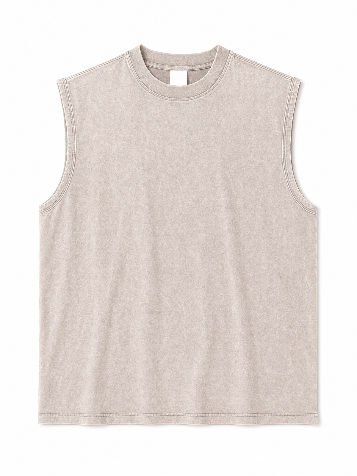 LIVORA Men's Washed Cotton Muscle Tank | Sleeveless Casual T-Shirt