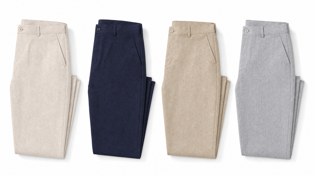 Men's Cotton Linen Pants | Loose Fit Summer Casual Trousers