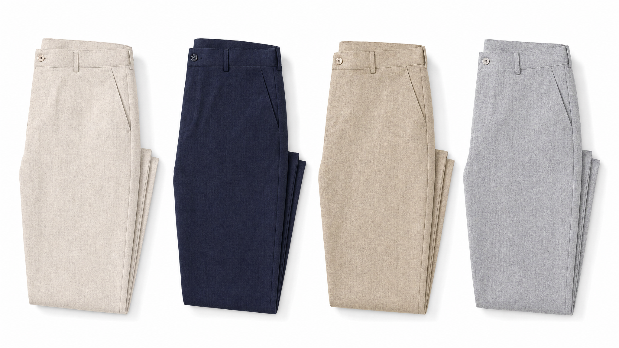 Men's Cotton Linen Pants | Loose Fit Summer Casual Trousers