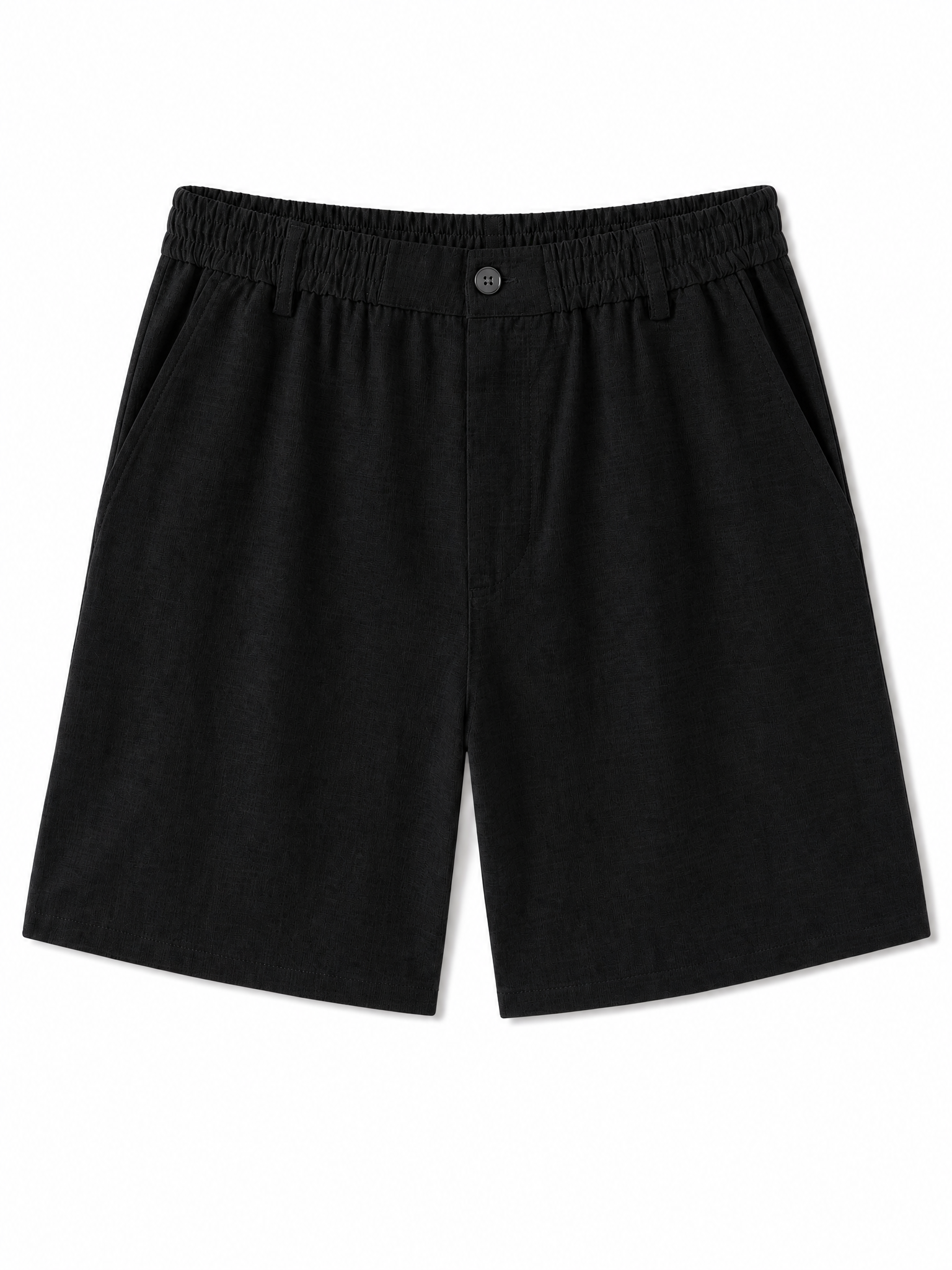 Men's Linen Chino Shorts | Concealed Drawstring & Zipper Pockets